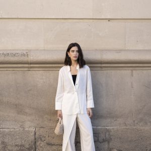 CAMISA CUELLO MAO CON LINO