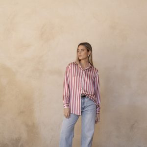 CAMISA SATINADA ESTAMPADA